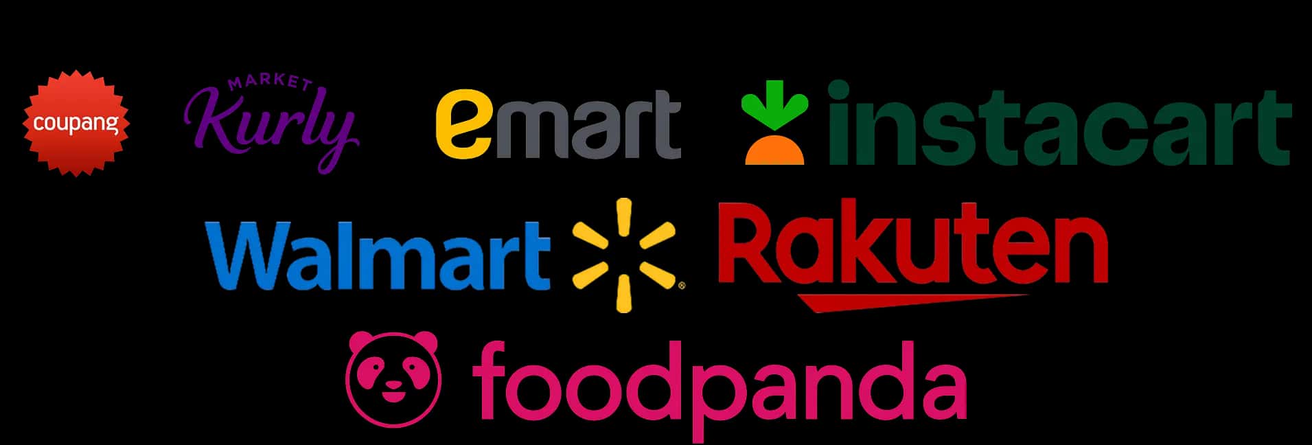Grocery partner logos