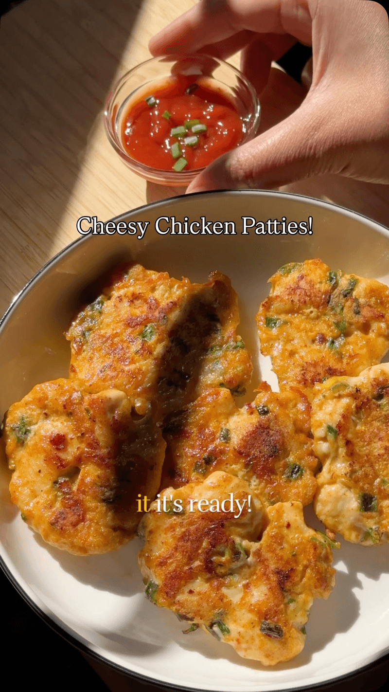 Cheesy Chicken Patties