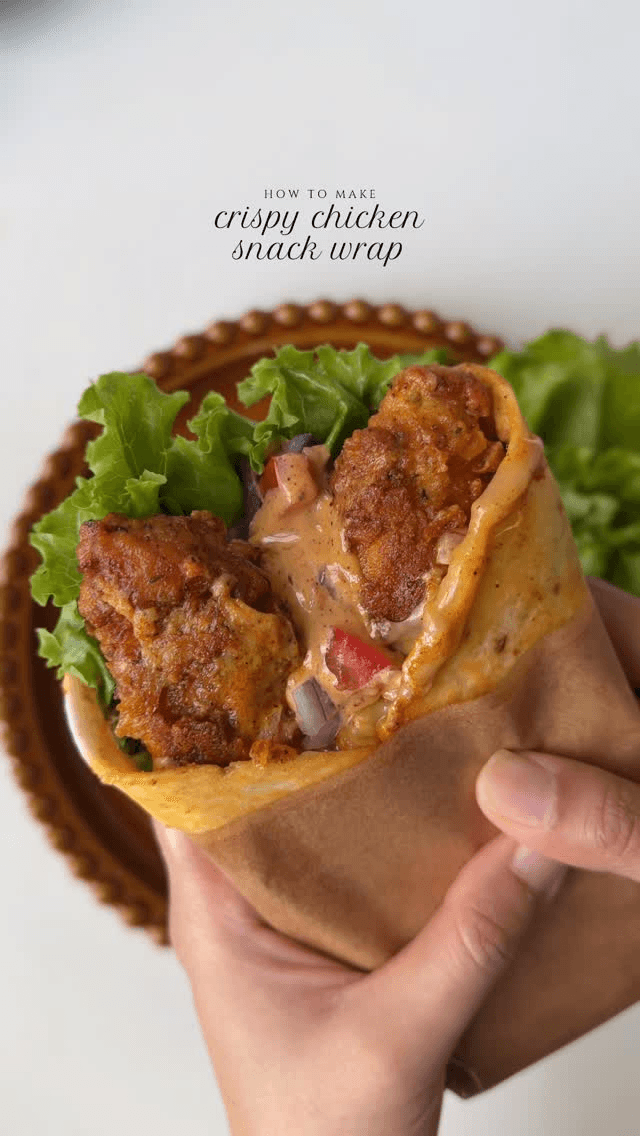 바삭한 치킨 스낵랩 Thumbnail