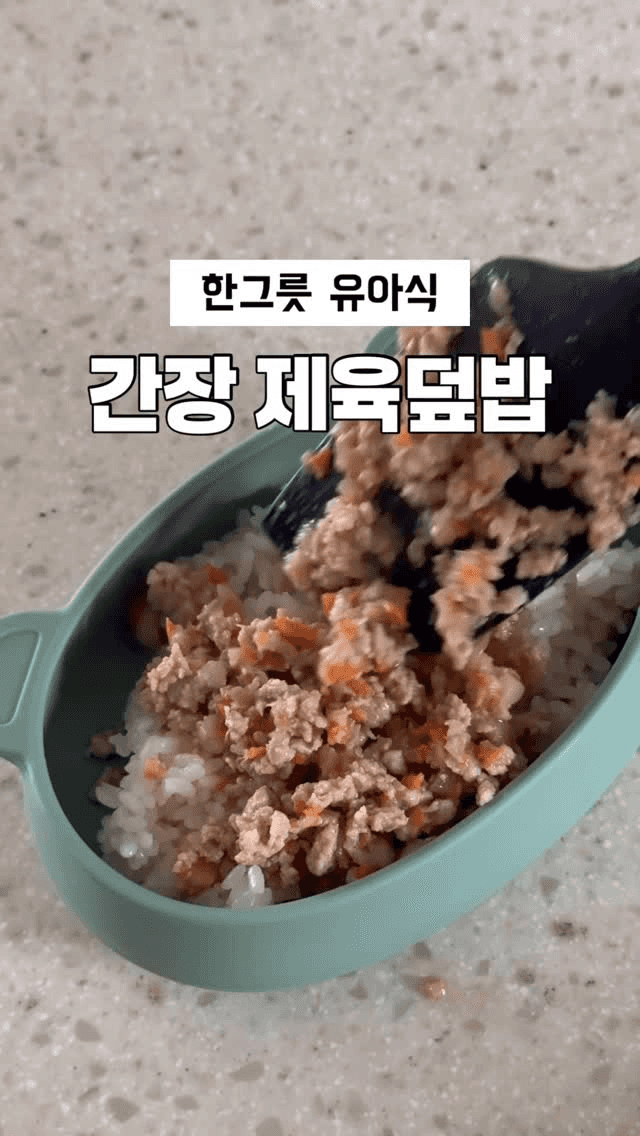 한그릇 유아식, 간장 제육덮밥 Thumbnail