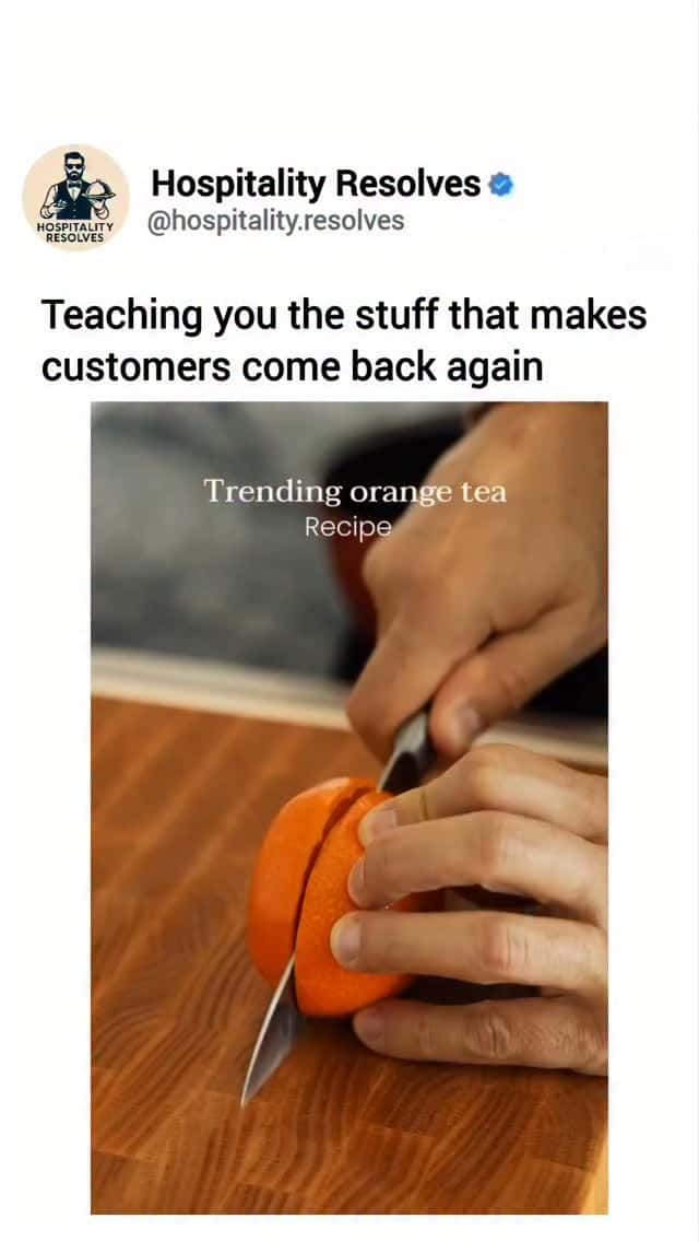 트렌딩 오렌지 티 레시피 Thumbnail