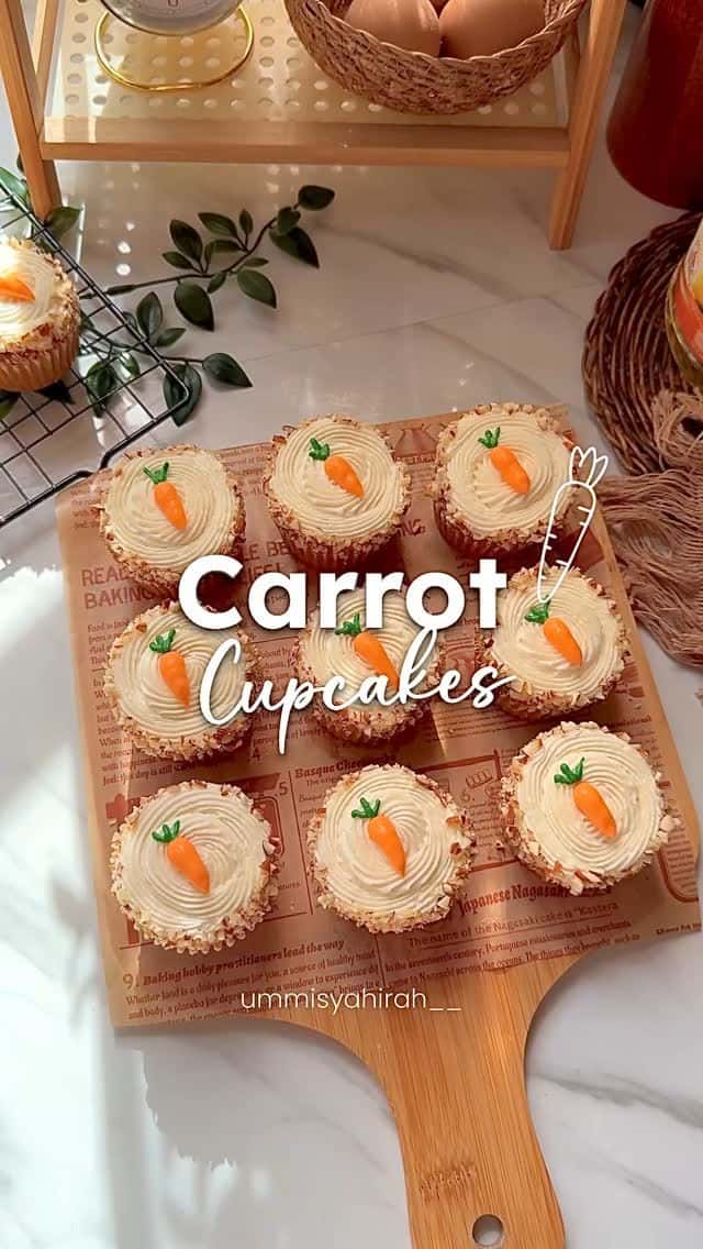 촉촉하고 푹신한 당근 컵케이크 Thumbnail