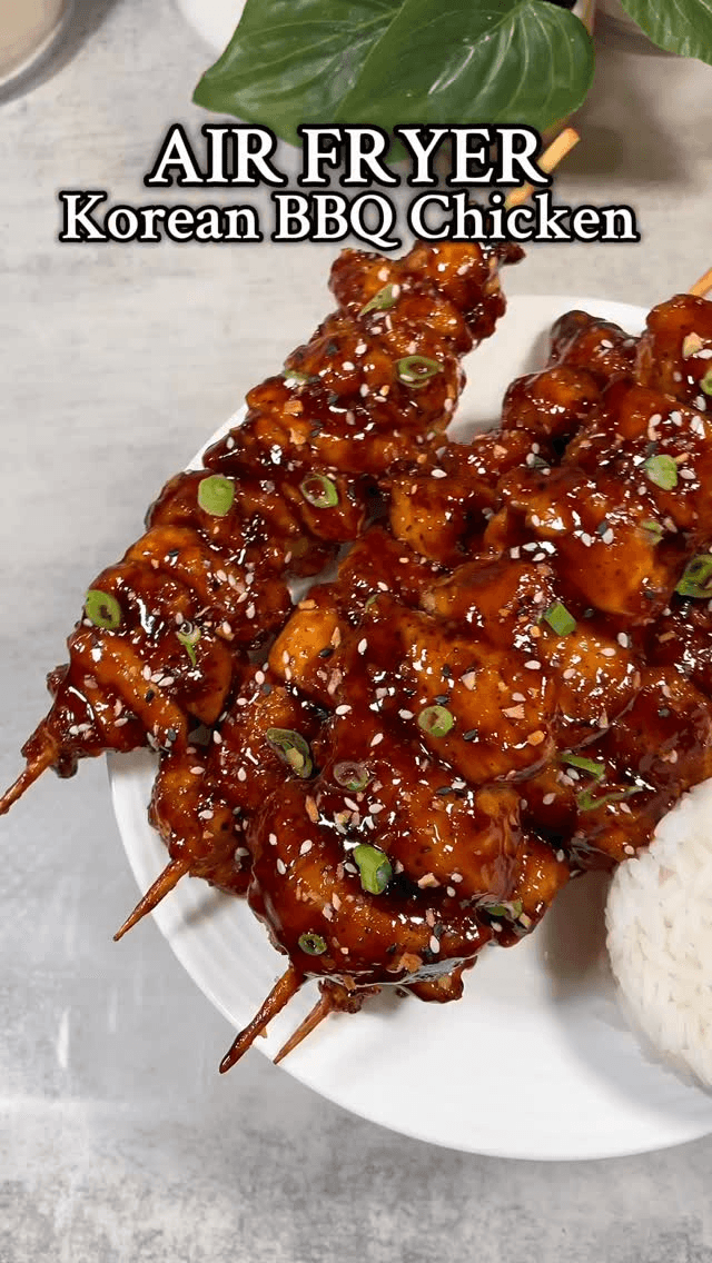 Air Fryer Korean BBQ Chicken