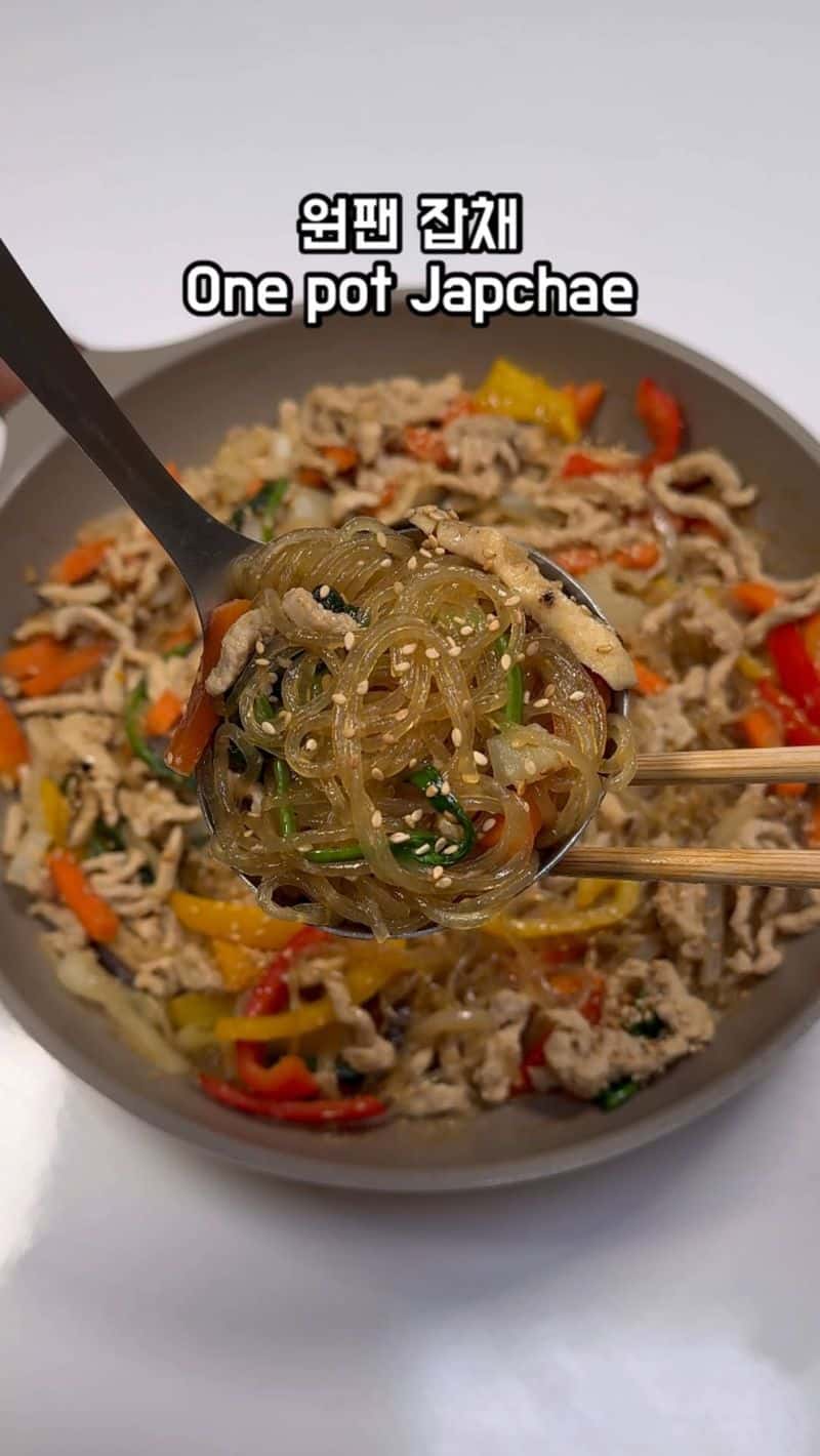 원팬 잡채 Thumbnail