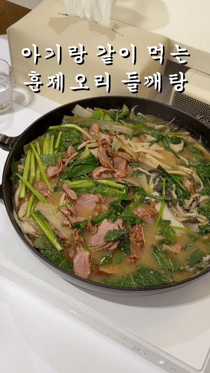 아기가 너무 잘 먹는 훈제오리 들깨탕 Thumbnail