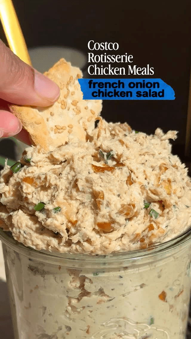 코스트코 로티세리 치킨으로 만드는 프렌치 어니언 치킨 샐러드 Thumbnail