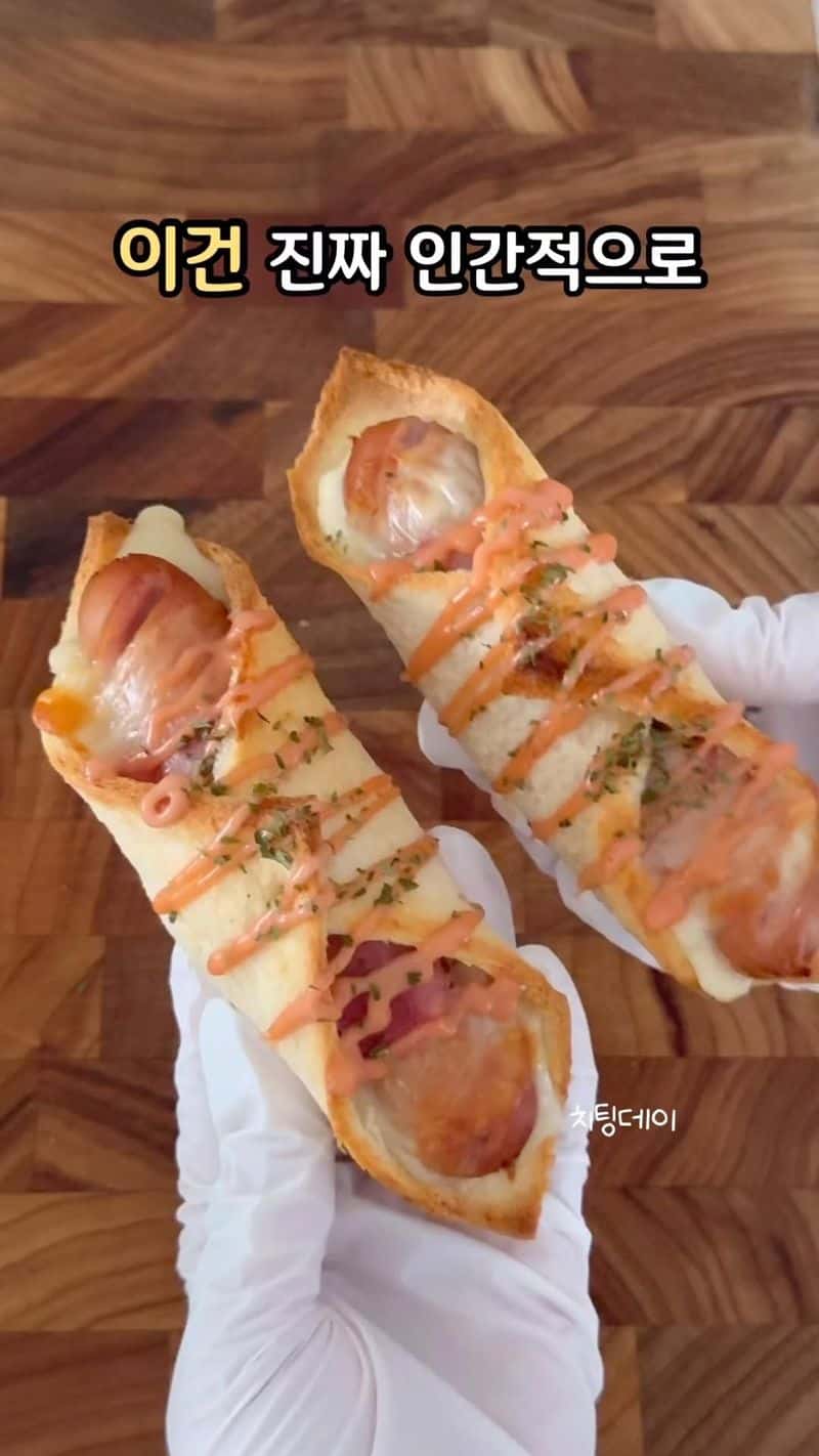 식빵 소세지 치즈 핫도그 Thumbnail