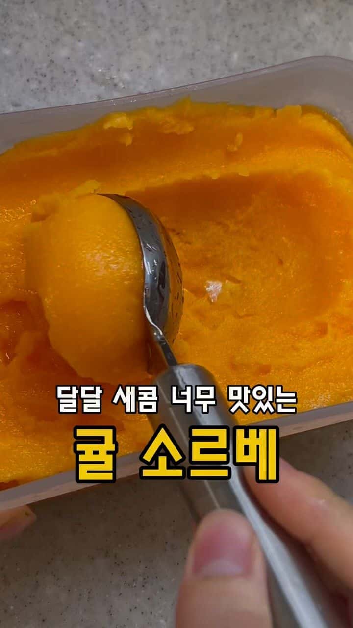 초간단 귤 소르베 Thumbnail