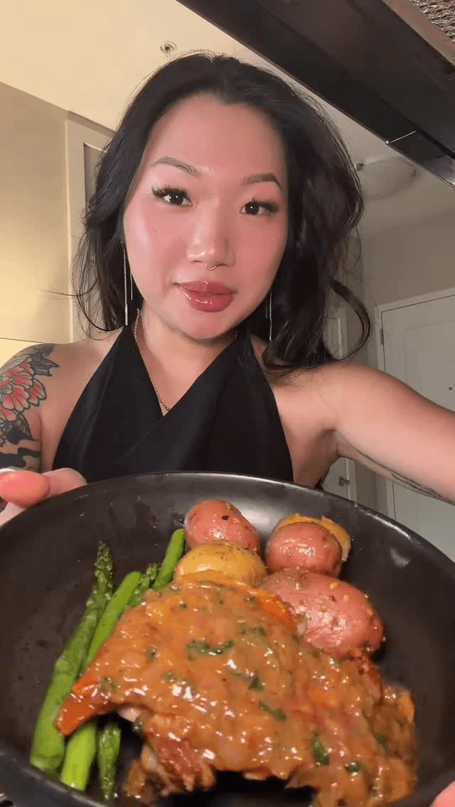 Crispy Skin Chicken with Pan Sauce