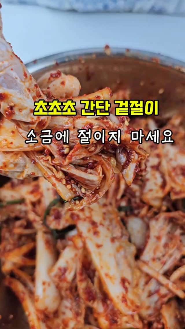 초초초 간단 겉절이 Thumbnail