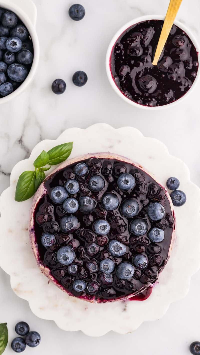 고단백 블루베리 치즈케이크 Thumbnail