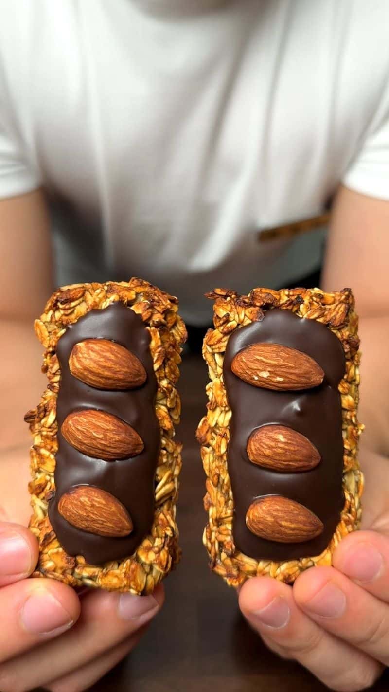 초간단 다이어트 간식, 초코 오트바 만들기 Thumbnail