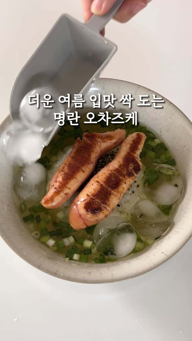 얼음 동동 명란 오차즈케 Thumbnail