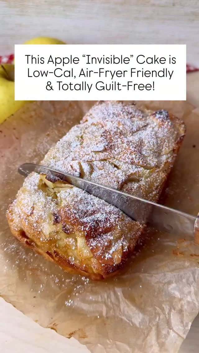 저칼로리 에어프라이어 애플 '인비저블' 케이크 Thumbnail