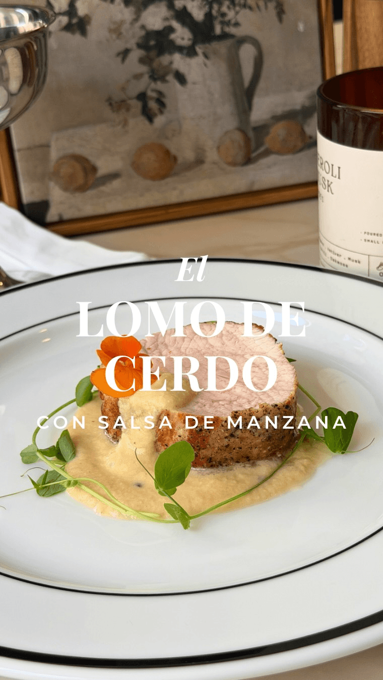 Lomo de cerdo con salsa de manzana asada Thumbnail