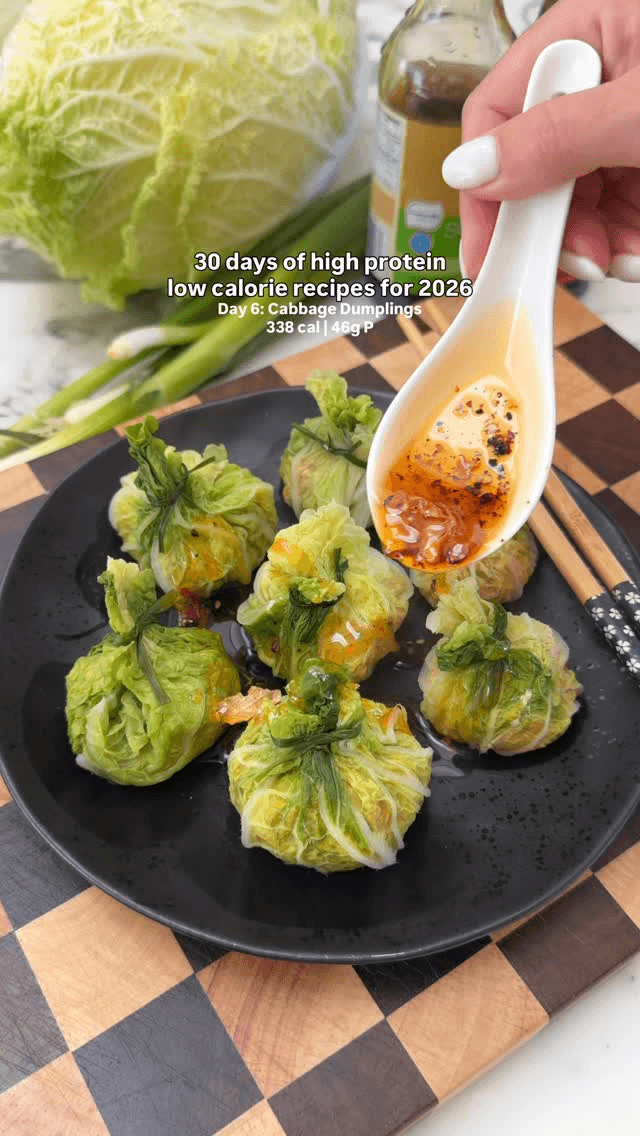 고단백 저칼로리 양배추 만두 Thumbnail