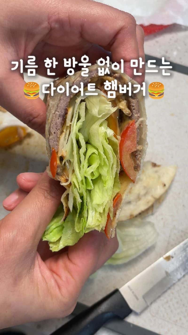 다이어트 또띠아 버거 Thumbnail