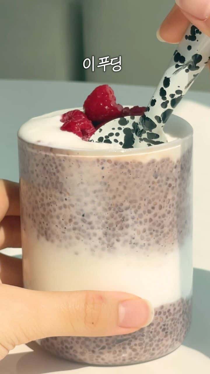 살 빠지는 라즈베리 치아씨드 푸딩 Thumbnail