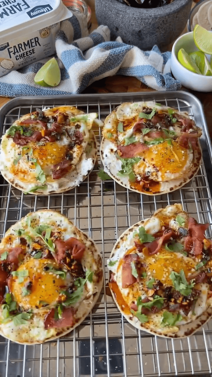 Würzige Salsa Macha Frühstückstacos Thumbnail