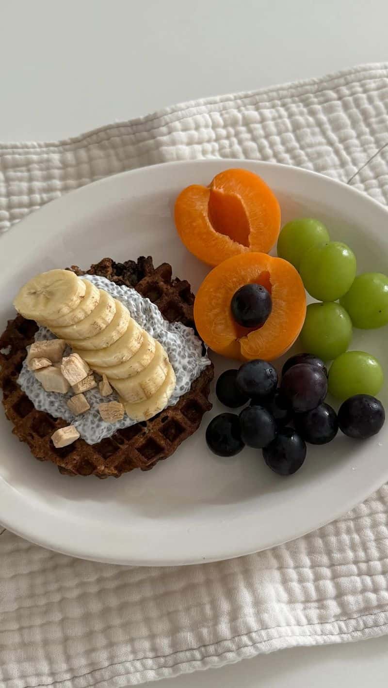 밀가루 없는 오트밀 와플 Thumbnail