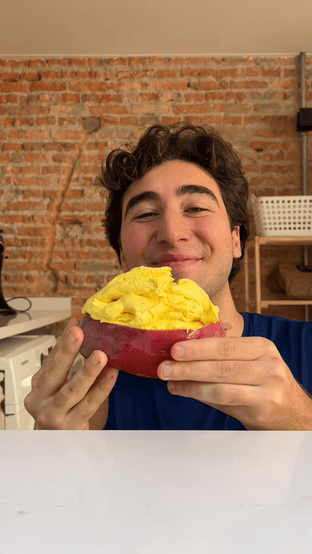 Mango and Passion Fruit Ice Cream