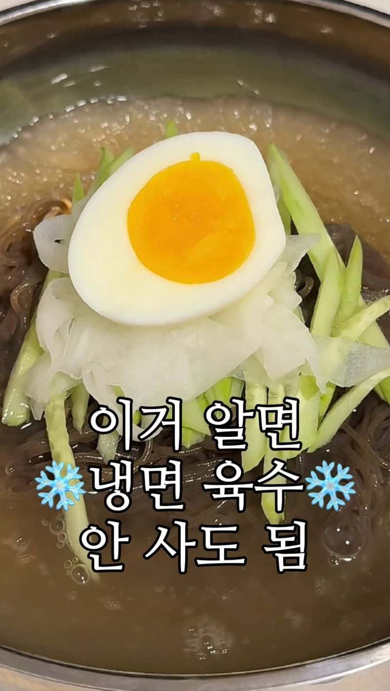 초간단 살얼음 냉면 육수 만들기 Thumbnail