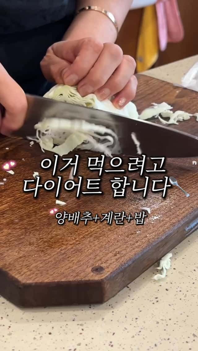 초간단 5분컷 다이어트 양배추 계란 볶음밥 Thumbnail