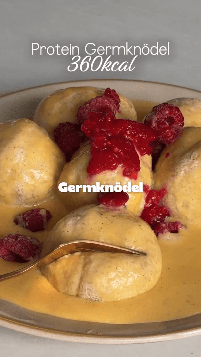 Süße Protein-Germknödel / Dampfnudeln Thumbnail