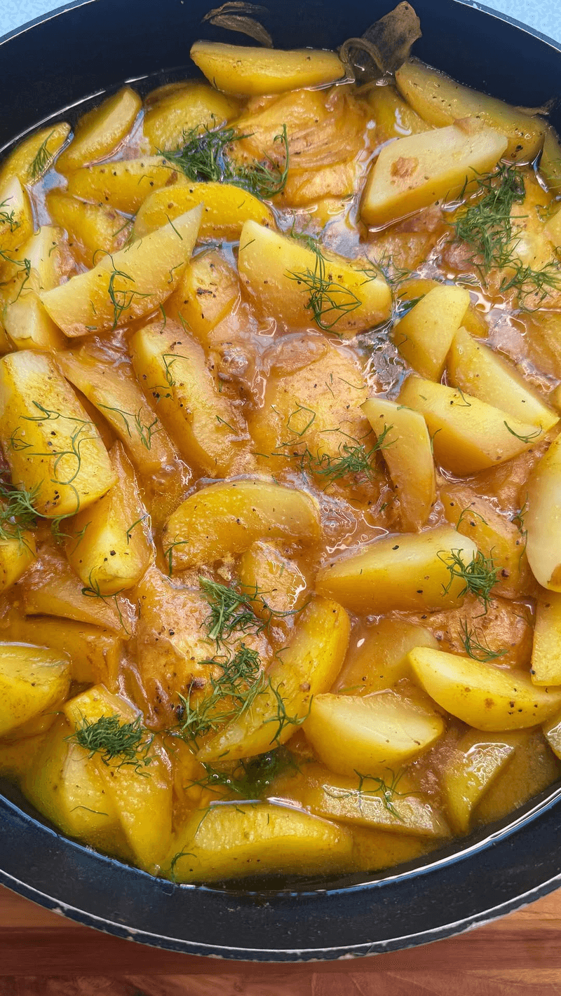 One-Pan Turmeric Chicken and Potatoes Thumbnail