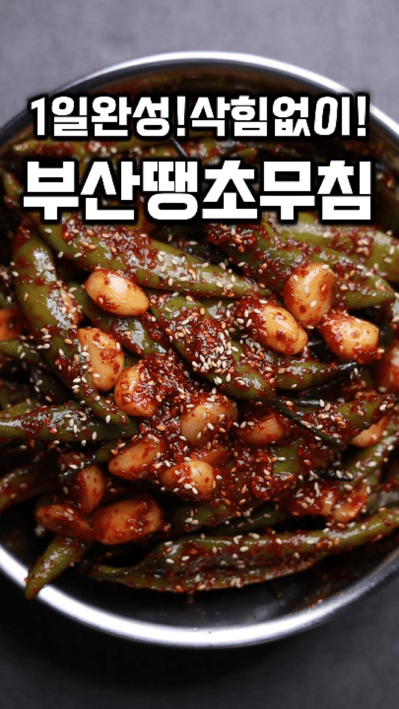 1일 완성! 삭힘없이 만드는 부산 땡초무침 Thumbnail