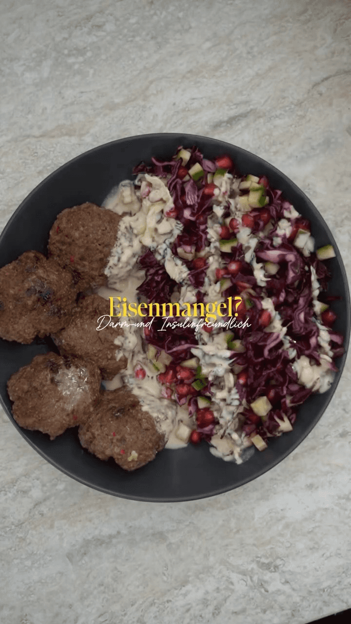 Kafta mit Rotkohlsalat Thumbnail