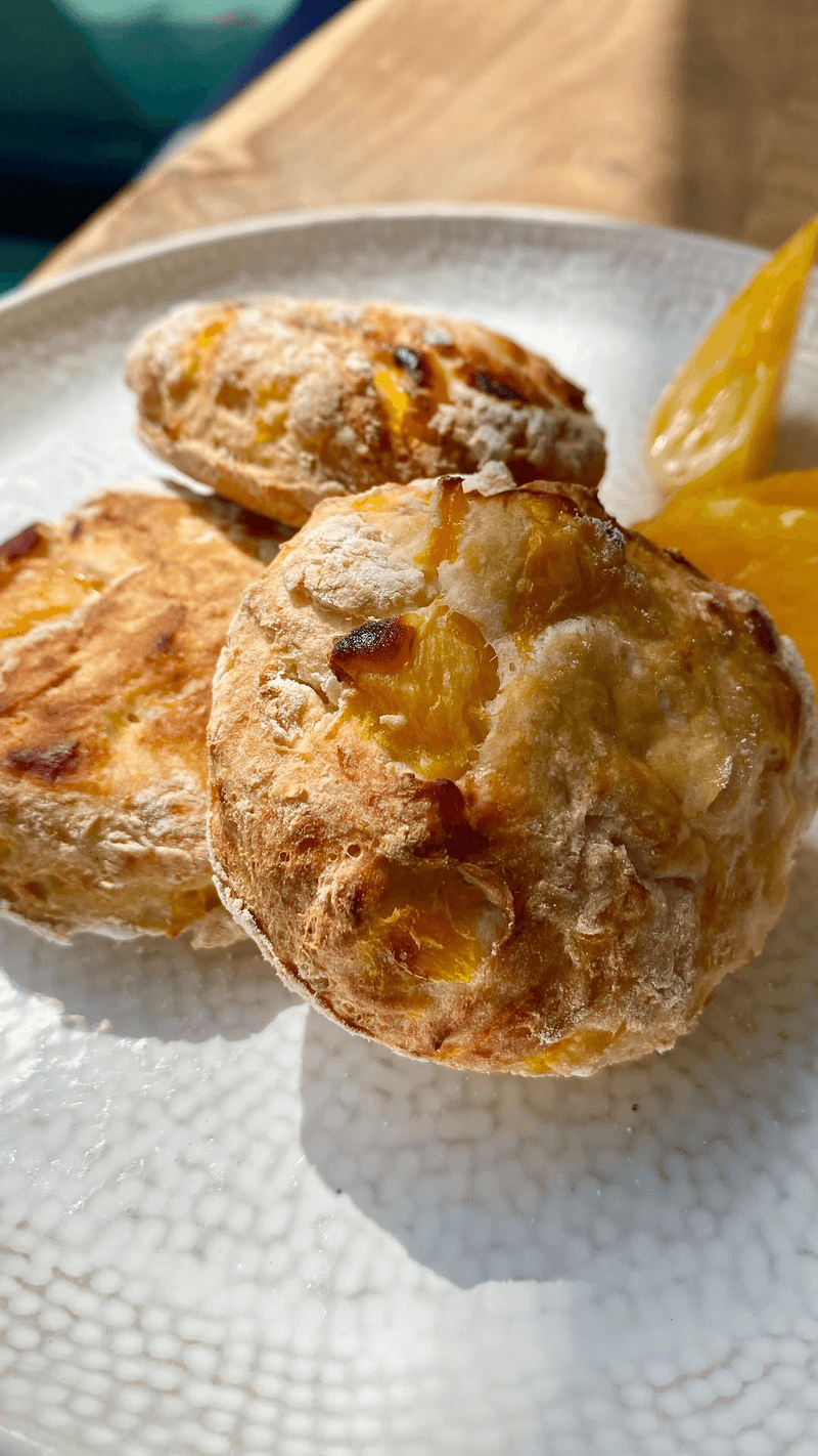 그릭 요거트 복숭아 스콘 Thumbnail