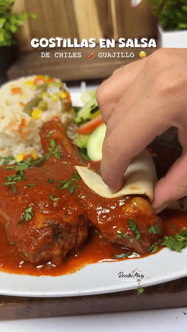 Costillas en Salsa de Chiles Guajillo Thumbnail