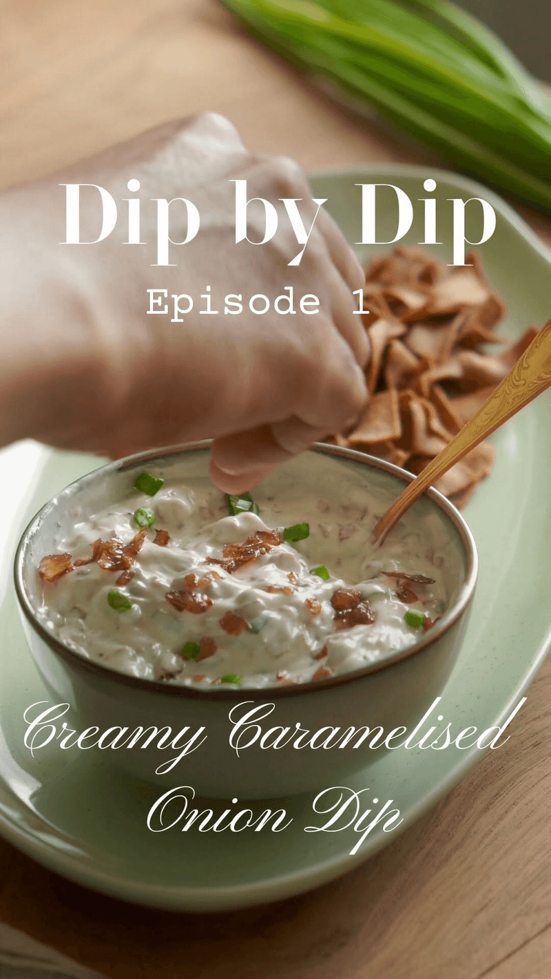 Cremiger karamellisierter Zwiebeldip Thumbnail