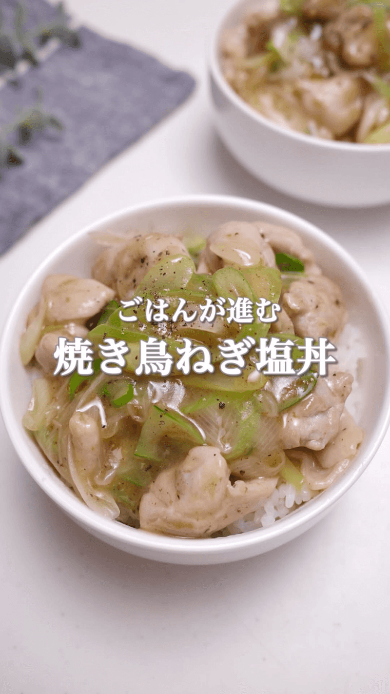 10분 완성! 밥도둑 야키토리 파 소금 덮밥 Thumbnail