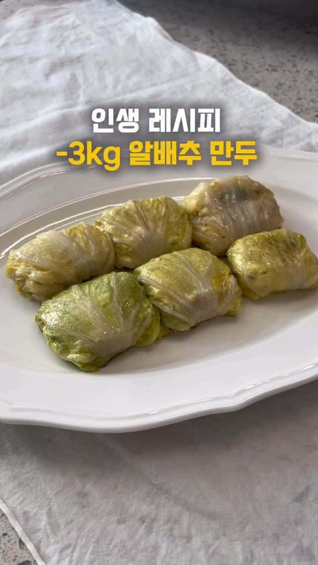 살 빠지는 다이어트 알배추 만두 Thumbnail