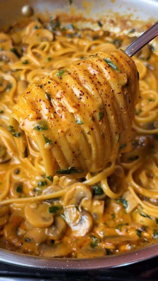 크리미 버섯 파스타 Thumbnail