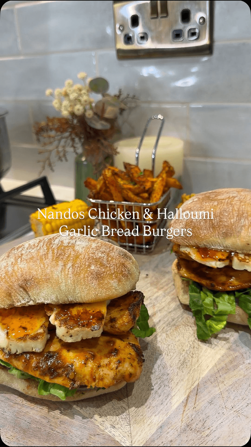 Nandos Chicken & Halloumi Burger Thumbnail