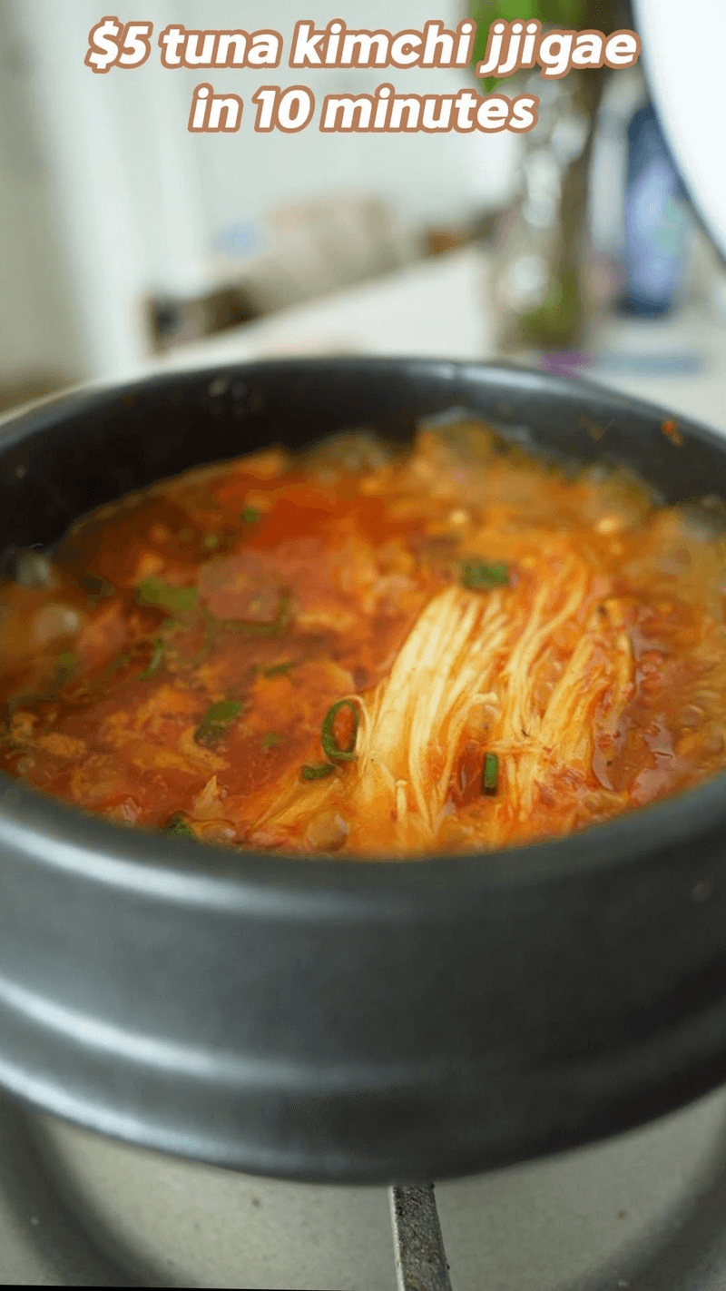 Tuna Kimchi Jjigae (Kimchi Stew)