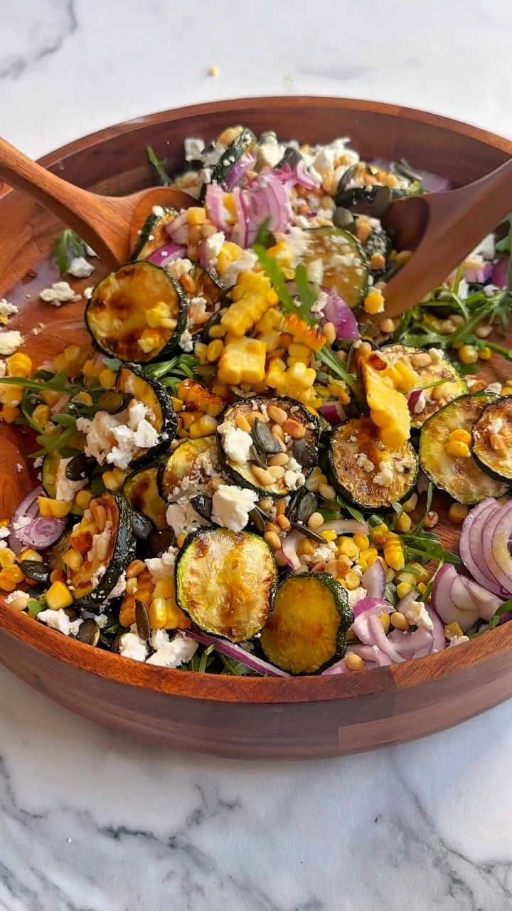 구운 애호박 옥수수 샐러드 Thumbnail