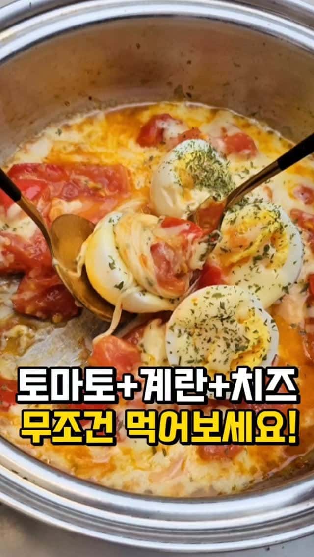초간단 토마토 계란 치즈 요리 Thumbnail