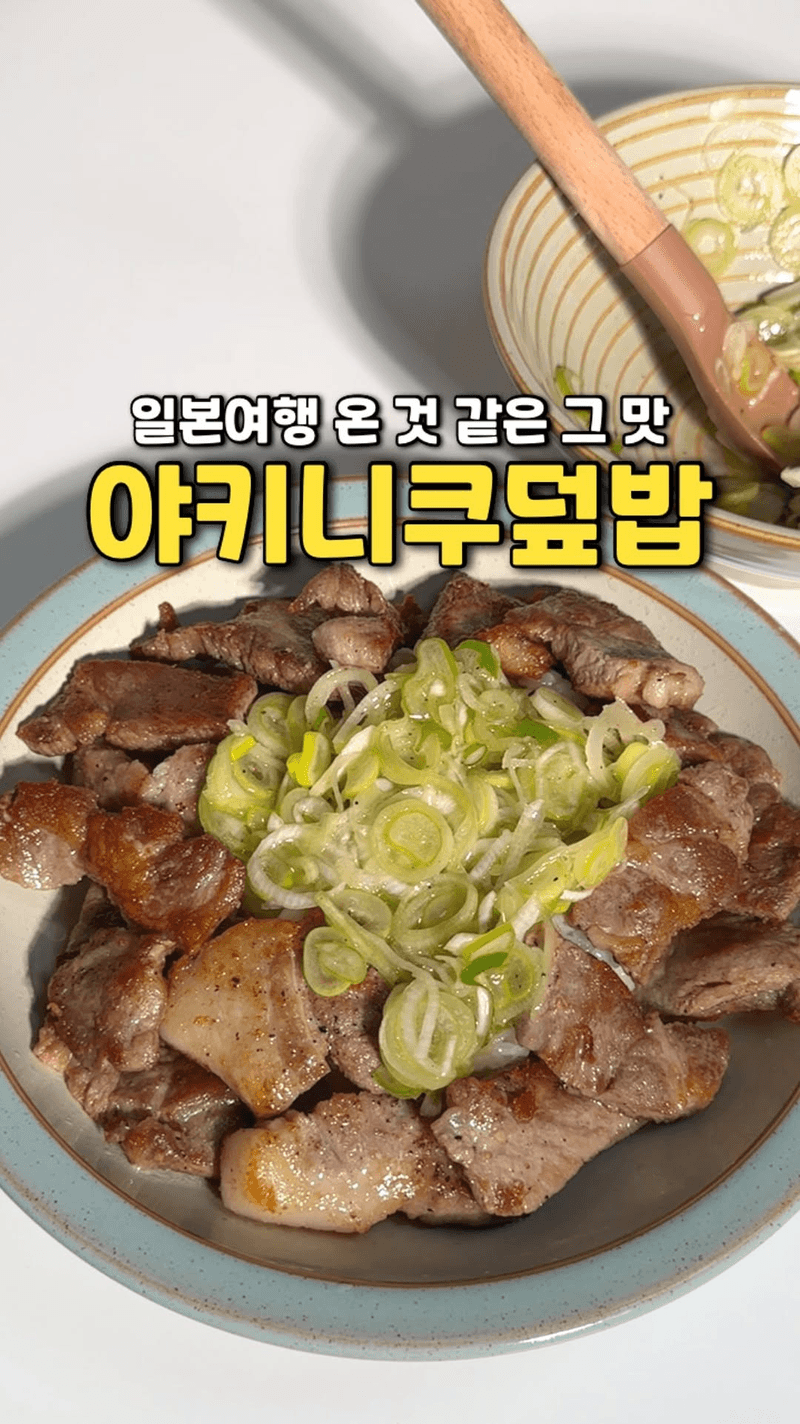 일본에서 먹던 그 맛! 성시경 야키니쿠 덮밥 Thumbnail