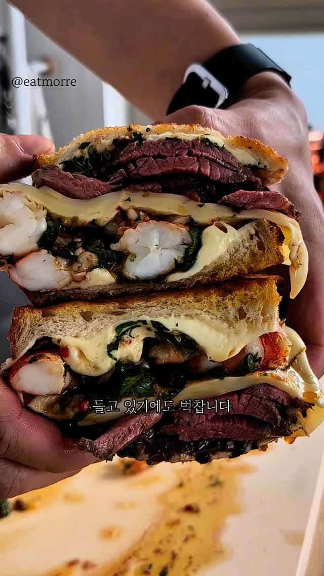 치미추리 스테이크 쉬림프 샌드위치 Thumbnail