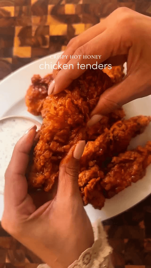 Crispy Hot Honey Chicken Tenders Thumbnail