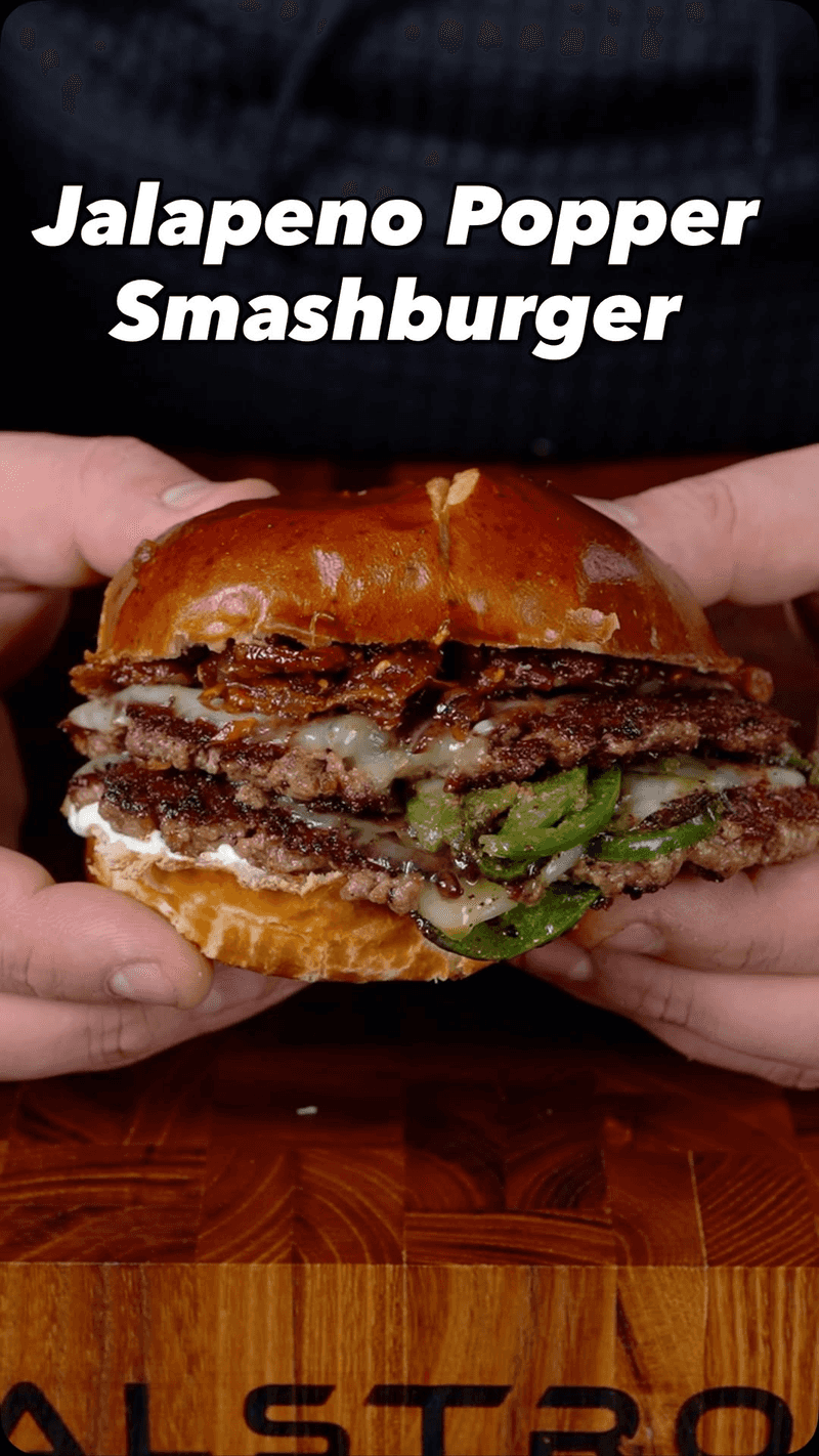 Jalapeno Popper Smash Burger Thumbnail