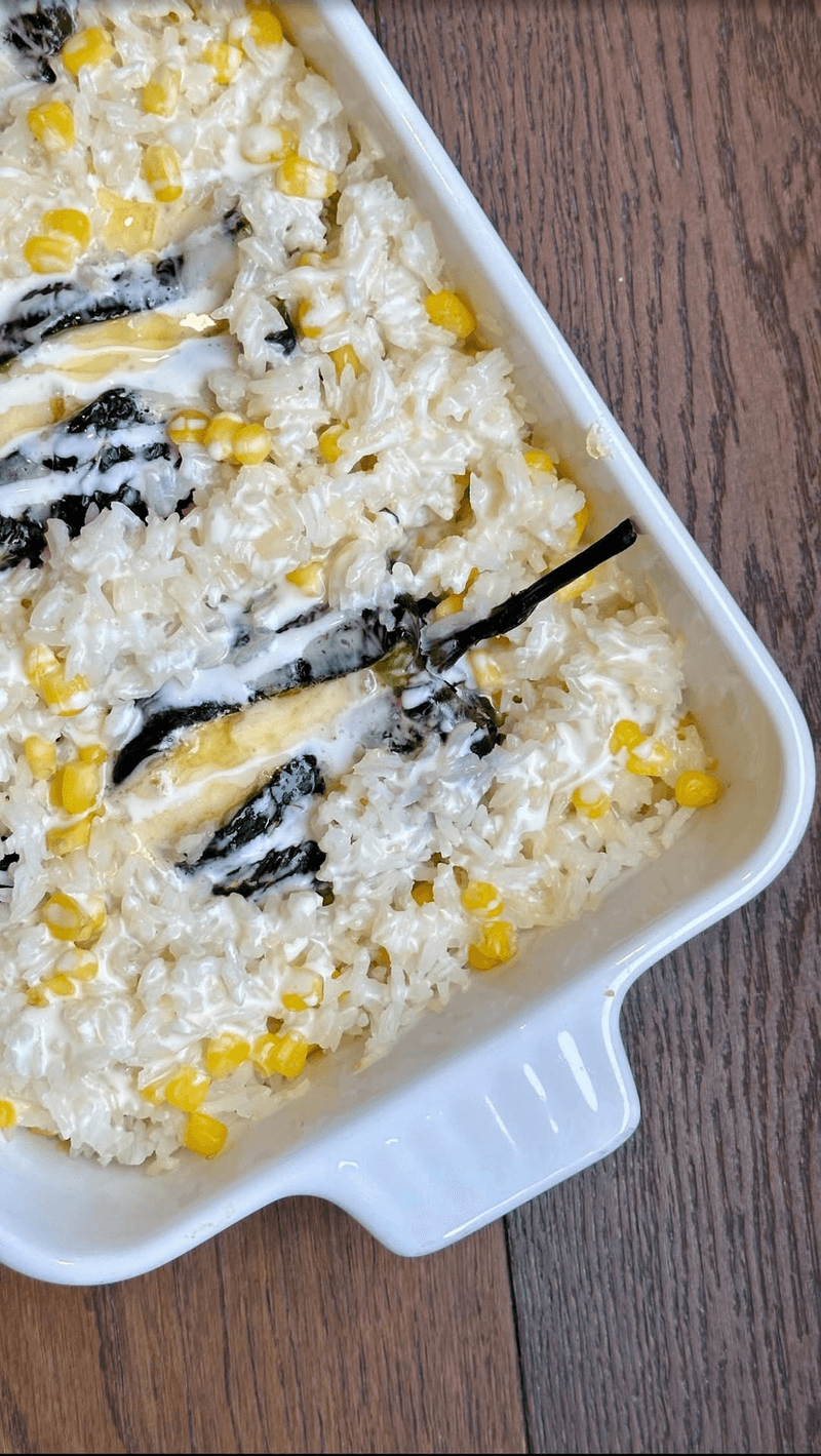 Arroz Blanco con Chiles Rellenos de Queso Thumbnail