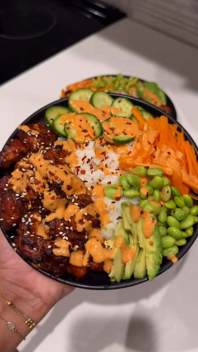 에어프라이어 크리스피 연어 덮밥 Thumbnail