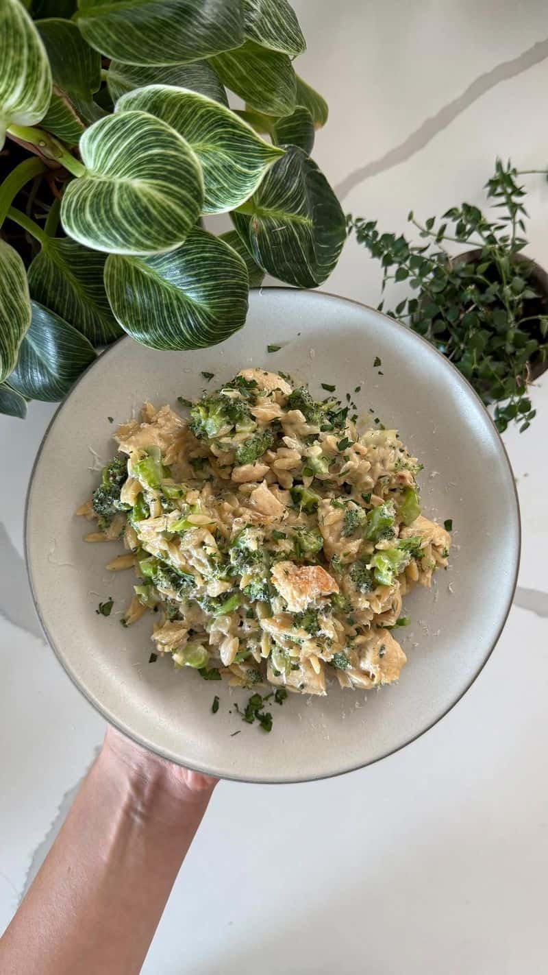 크리미 치킨 & 브로콜리 오르조 Thumbnail