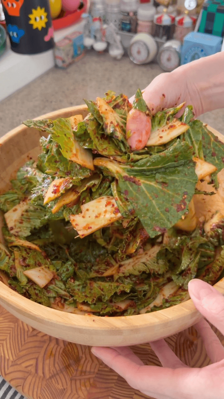 초간단 집밥도둑 봄동 겉절이와 비빔밥 Thumbnail