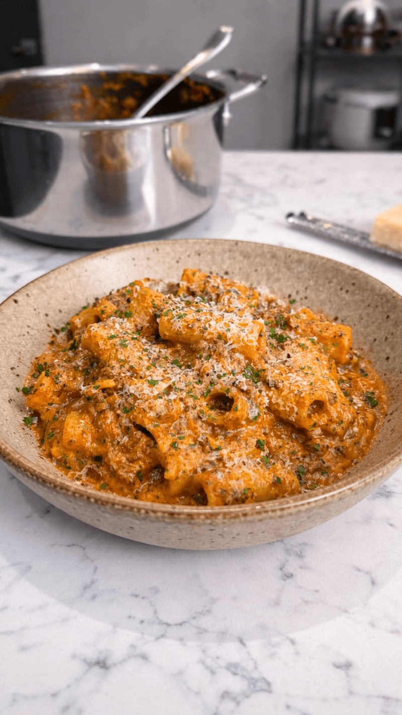 Creamy Paprika Beef Pasta Thumbnail